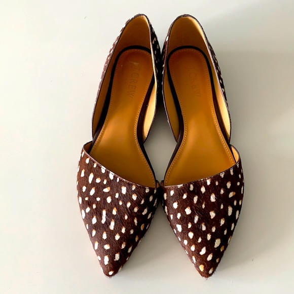 J. Crew Shoes - J Crew calf hair flats